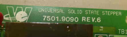 BOARD, CIRCUIT, STEPPER, UNIVERSAL WORLD ELECTRONICS # 7501.9090 REV 6