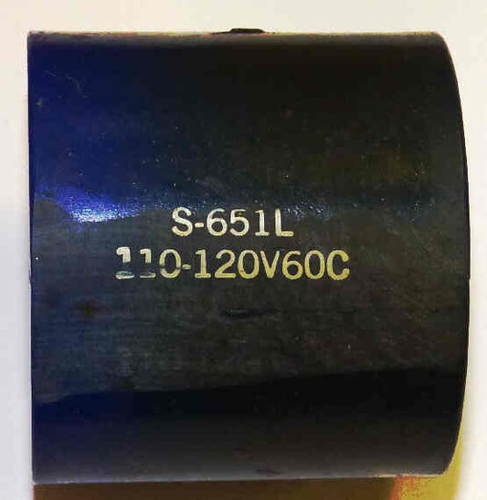 COIL, VALVE, UV-7 & UB-V-7BC  VALVES, 110-120 VAC, 32 OHMS EECO # S651