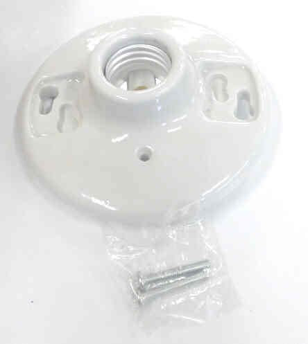 LAMPHOLDER, MOUNTS TO 4 OR 3 1/4 BOXES LEVITON # 9875