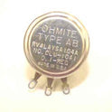 POTENTIOMETER, RHEOSTAT, .1 MEGAOHM OHMITE # CLU-1041