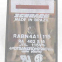 RELAY, ICE CUBE, 4PDT, 115-120 VAC, SCHRACK # RABN4A1-115