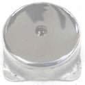 CAP, BUTTON, MIRROR STAINLESS WITH RED DOT INNOVATION # PB13-S2