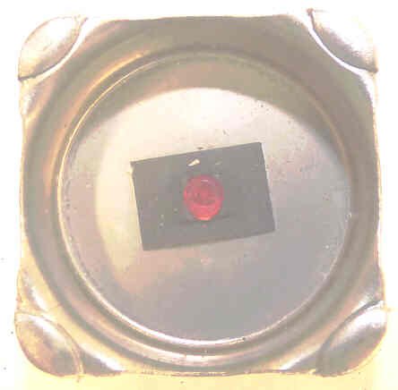 CAP, BUTTON, MIRROR STAINLESS, ARROW, RED DOT INNOVATION # PB13-S2