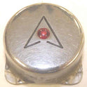 CAP, BUTTON, MIRROR STAINLESS, ARROW, RED DOT INNOVATION # PB13-S2