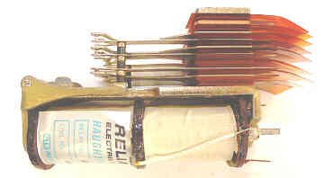 RELAY, TELEPHONE TYPE, 3M/2B, HAUGHTON # 33-1097-004 WITH COIL 44-1032-006