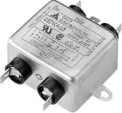 FILTER, EMI, POWER LINE, 5 AMP, 250 VAC DELTA # 05DKAG5