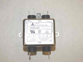 FILTER, EMI, POWER LINE, 5 AMP, 250 VAC DELTA # 05DKAG5