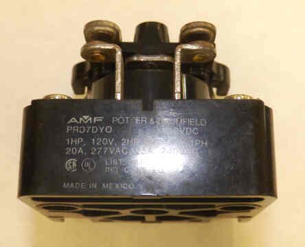 RELAY, POWER, DPDT, 48VDC, 20A,  POTTER BRUMFIELD #PRD-7DYO-48