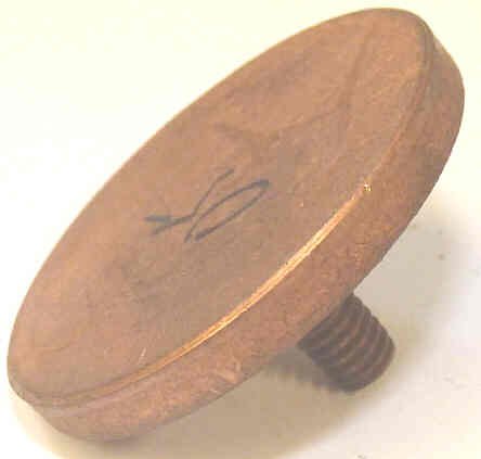CONTACT, COPPER, 2 X 1/4 HEAD, 1/2 X 5/16 STEM, C.J. ANDERSON # 11243