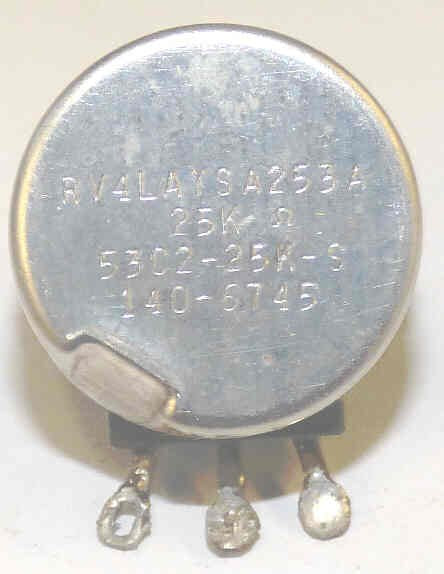 POTENTIOMETER, RHEOSTAT, 50000 OHM OHMITE # CLU-5031