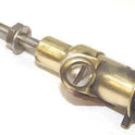 HOLDER, CARBON, BRASS, WITH 1/2 X 5/8 CARBON, C J ANDERSON COMPLETE AS SHOWN