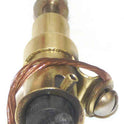HOLDER, CARBON, BRASS, WITH 1/2 X 5/8 CARBON, C J ANDERSON COMPLETE AS SHOWN