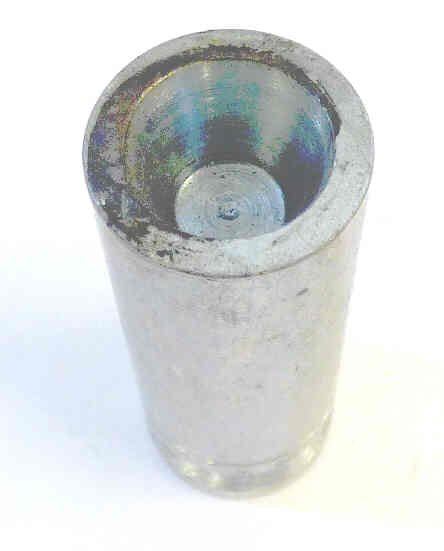 CORE, STEEL, 2 9/16 X 1, CONE BOTTOM, GROOVE NEAR TOP OTIS # 400BB3