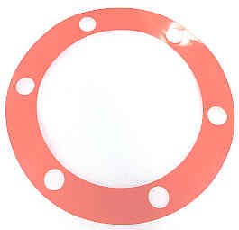 SHIM, .002 THICK, RED, 6 HOLES, GD50-GD75 THRUSTS DOVER # 9745099