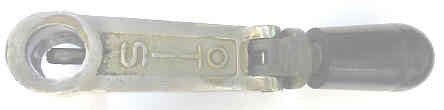 LEVER, TYPE '11-0' CAR SWITCH, COMPLETE AS SHOWN, CHROME FINISH