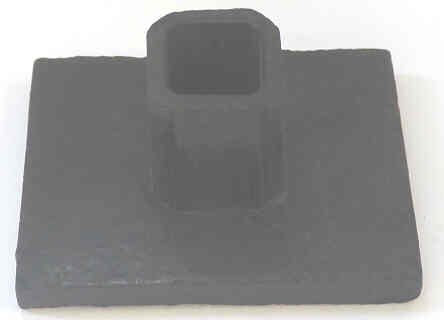 INSULATOR, PHENOLIC, BASE 2-3/8 x 1-7/8 x 1/4 STEM 3/8 SQ. OTIS # 10012