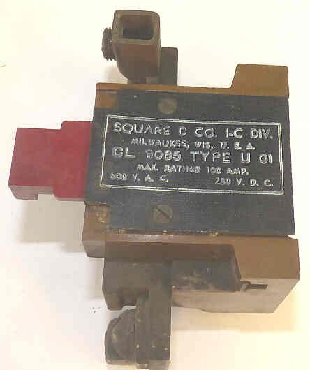 RELAY, OVERLOAD, 100  AMP SQUARE D 9065 U0-1