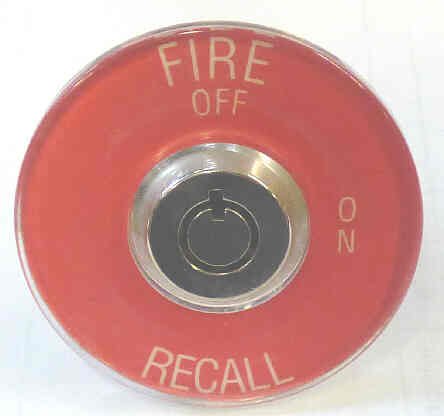 SWITCH, KEYED, FIREMAN RECALL KONE # KM818847G17