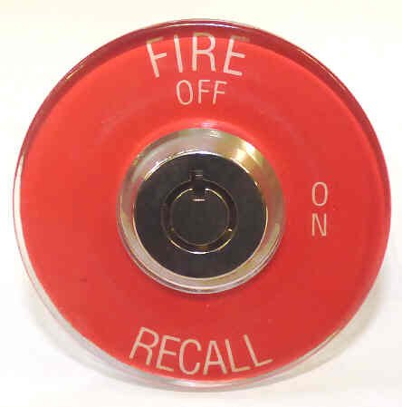 SWITCH, KEYED, FIREMAN RECALL KONE # KM818847G17