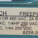 SWITCH, MICRO, SPDT, TOP PLUNGER ACTUATED MICROSWITCH # BZE6-2RN2