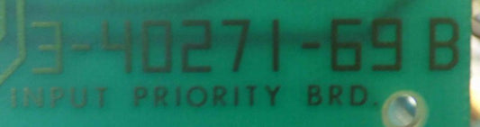 BOARD, CIRCUIT, PRIORITY INPUT GOLDFLITE HAUGHTON # 3-40271-69B