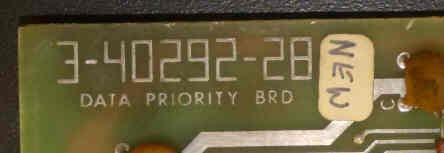 BOARD, CIRCUIT, DATA. PRIORITY, ACCUFLITE HAUGHTON # 3-40292-28