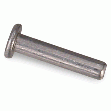 RIVET, BRAKE LINING, BRASS, FLAT HEAD, 7/8 LONG OTIS # 145C3