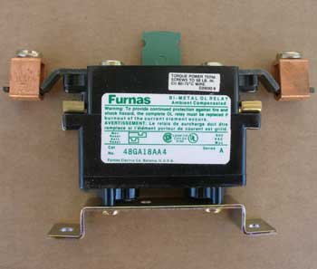 RELAY, OVERLOAD, SINGLE PHASE, 60A  FURNAS # 48GA18AA4