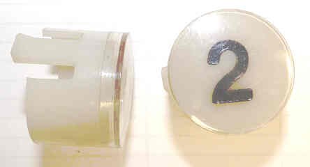 LENS, POP-IN, POSITION INDICATOR, # 2 WESTINGHOUSE # 5213D27H02