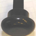 BUTTON, BLACK, BLANK, FLAT MUSHROOM, SQUARE SHANK WESTINGHOUSE # K4912H01