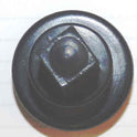 BUTTON, BLACK, BLANK, FLAT MUSHROOM, SQUARE SHANK WESTINGHOUSE # K4912H01