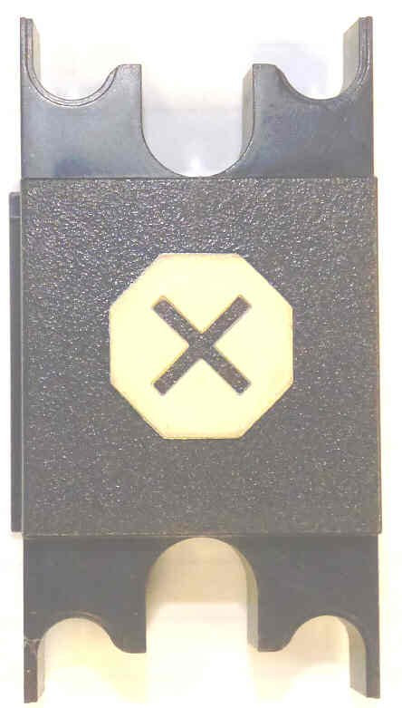 SPACER, 1.25  WIDE, BLACK, EMERGENCY STOP DOVER # 9893805