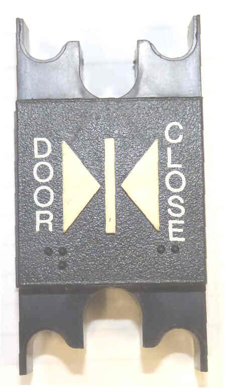SPACER, 1.25  WIDE, BLACK, DOOR CLOSE, VERTICAL MOUNT DOVER # 9797750