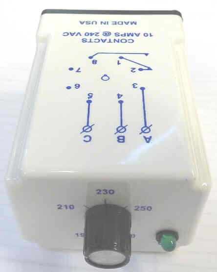 RELAY, 3 PHASE MONITOR, MULTIPLE INPUTS & OUTPUTS, MPE # 001-230-118