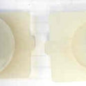 BUTTON, E LINE, WAFER, CLEAR CAP, MARKED 8 IN BLACK WESTINGHOUSE # 323C855H08