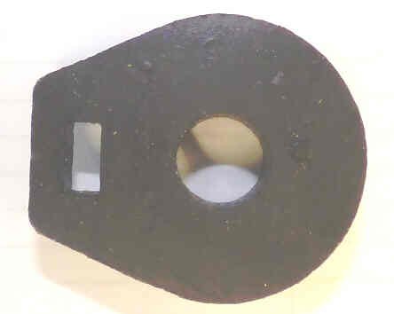 BUSHING, SHAFT RUBBER, 3-4 1/2' & 6 ROLLER GUIDES WESTINGHOUSE 144A233H01