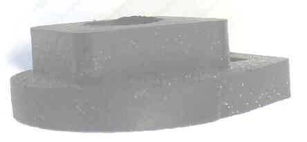 BUSHING, SHAFT RUBBER, 3-4 1/2' & 6 ROLLER GUIDES WESTINGHOUSE 144A233H01