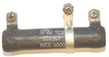 RESISTOR, 30 WATT, ADJUSTABLE, 2000 OHMS OTIS 232B21