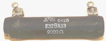 RESISTOR, 30 WATT, FIXED, 9000 OHMS OTIS 232BA33