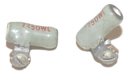 RESISTOR, 250 OHM, 5 WATT, USED ON CAPACITORS + TERMINALS OTIS # 232AE1