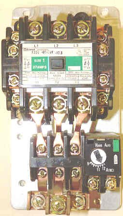 CONTACTOR WITH OVERLOAD, SIZE 1, 3 POLE 120 VAC, AROMAT # F25U-AC120V