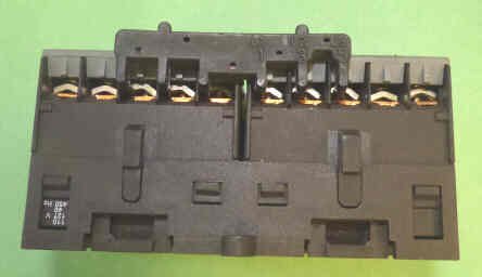 CONTACTORS, MINI, INTERLOCKED, 120VAC, 3 POLE W/ AUX. CONTACTS, ABB # VB6-30-10
