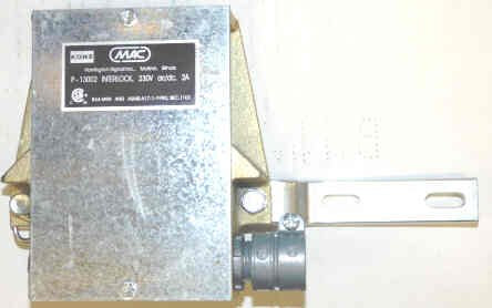 INTERLOCK, ASSEMBLY, COMPLETE AS SHOWN. RH/LH MONTGOMERY # P-13002