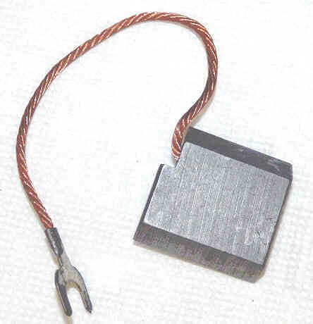 BRUSH, CARBON, 1.5 X 1/5 X .375, TOP & BOTTOM BEVELED