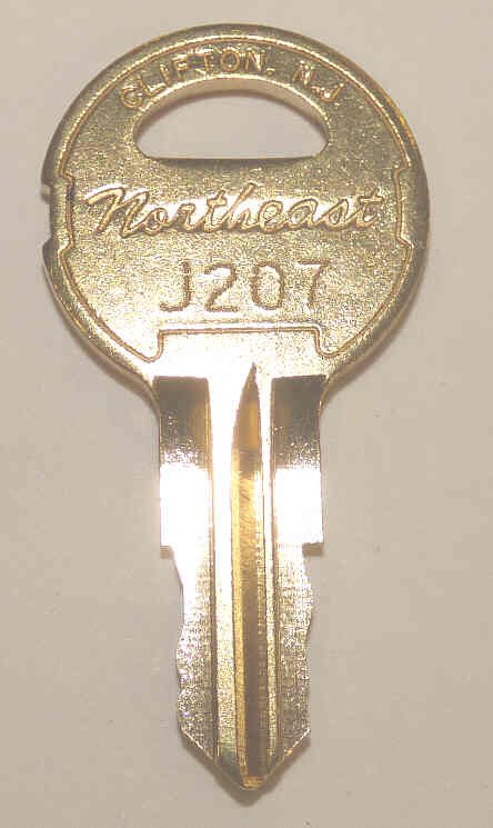 KEY, USED WITH MONITOR KEY SWITCHES COMMON # J207