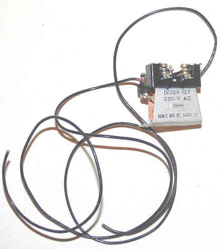 RELAY, GENERAL PURPOSE, DPDT, 230 VAC OHMITE # DOSX-12T