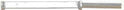 CONTACT, STATIONARY, 3 1/16 L, 1/4 SILVER TIP INSIDE WESTINGHOUSE # X24BS1G01