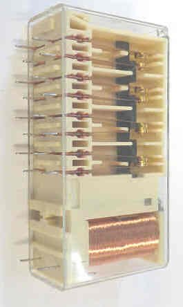 RELAY, SAFETY, 5 NO/3NC 110V 9500 OHMS HENGSTLER # OA 5603.58/2296L1/61