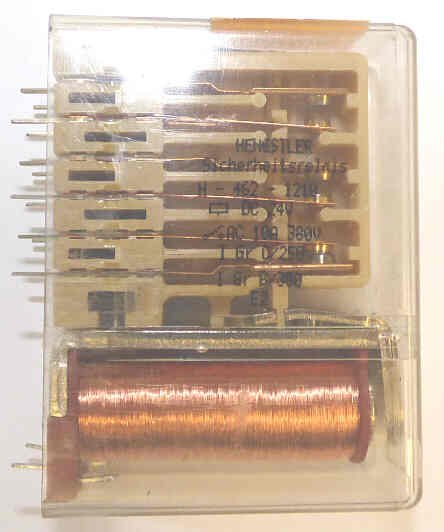 RELAY, SAFETY, 4 N.O./ 2 N.C. CONTACTS, 110VDC HENGSTLER # H-462-1210