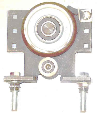 HANGER ASSEMBLY, # 4, POLYURETHANE ROLLER, COMPLETE WITH HARDWARE